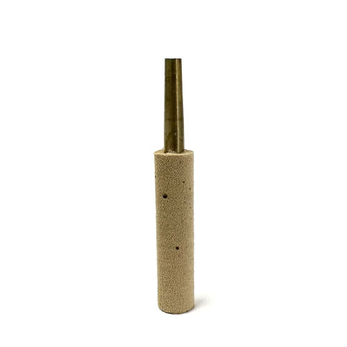 47 mm Brass "Prestini" Oboe Staple, Synthetic Cork