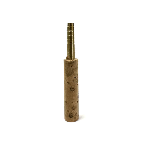 47 mm Brass "Prestini" Oboe Staple, Natural Cork